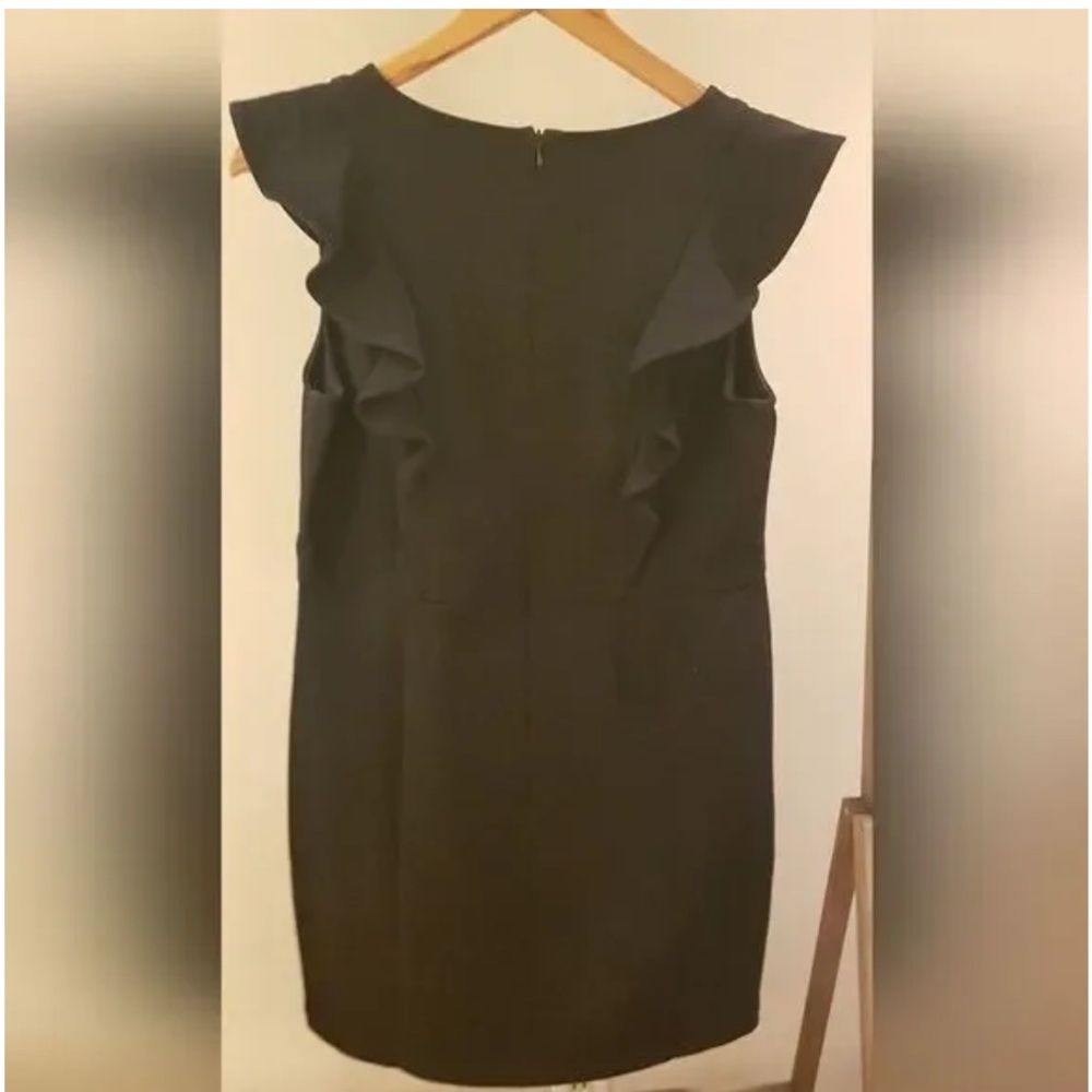 SHILLA CLASSIC * Black Dress Sleeveless with Ruffles *Gorgeous* NEW Medium/Large - Picture 7 of 8